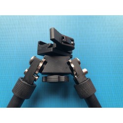 Bipied tactique picatinny en aluminium sur rotule à dégagement rapide