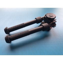 Bipied tactique picatinny en aluminium sur rotule à dégagement rapide