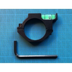 Collier avec niveau à bulle, diamètre 25.4 mm, en aluminium