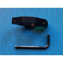 Collier avec niveau à bulle, diamètre 30 mm, en aluminium