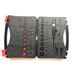 Collimateur laser universel – 32 adaptateurs (.159 à .998 / 4,0 à 25,3 mm)