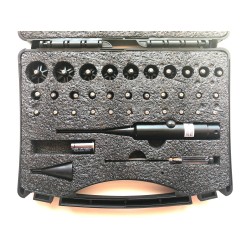 Collimateur laser universel – 32 adaptateurs (.159 à .998 / 4,0 à 25,3 mm)