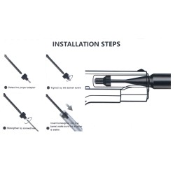 Collimateur laser universel – 32 adaptateurs (.159 à .998 / 4,0 à 25,3 mm)