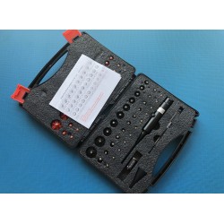 Collimateur laser universel – 32 adaptateurs (.159 à .998 / 4,0 à 25,3 mm)