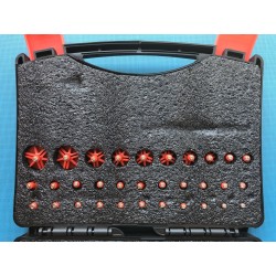 Collimateur laser universel – 32 adaptateurs (.159 à .998 / 4,0 à 25,3 mm)