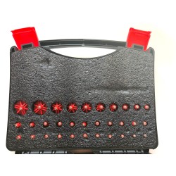 Collimateur laser universel – 32 adaptateurs (.159 à .998 / 4,0 à 25,3 mm)