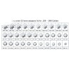 Collimateur laser universel – 32 adaptateurs (.159 à .998 / 4,0 à 25,3 mm)