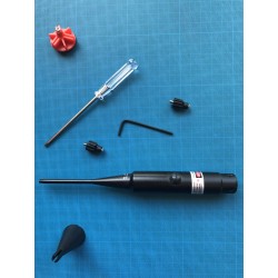 Collimateur laser universel – 32 adaptateurs (.159 à .998 / 4,0 à 25,3 mm)