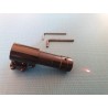 Viseur laser rouge avec collier en aluminium, compatible rail 11mm et rail picatinny 20 mm