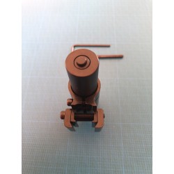 Viseur laser rouge avec collier en aluminium, compatible rail 11mm et rail picatinny 20 mm