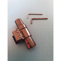 Viseur laser rouge avec collier en aluminium, compatible rail 11mm et rail picatinny 20 mm