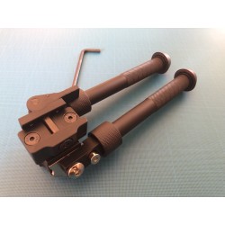 Bipied tactique picatinny en aluminium sur rotule à dégagement rapide