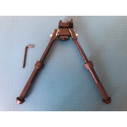 Bipied tactique picatinny en aluminium sur rotule à dégagement rapide