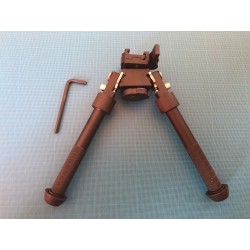 Bipied tactique picatinny en aluminium sur rotule à dégagement rapide