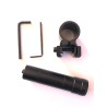 Viseur laser rouge avec collier en aluminium, compatible rail 11mm et rail picatinny 20 mm