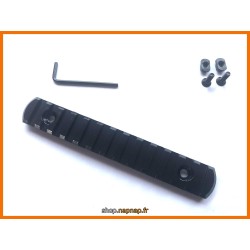 Rail picatinny: M-LOK 13, aluminium à bords arrondis