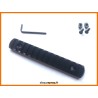 Rail picatinny: M-LOK 13, aluminium à bords arrondis