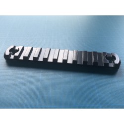 Rail picatinny: M-LOK 11, aluminium à bords arrondis