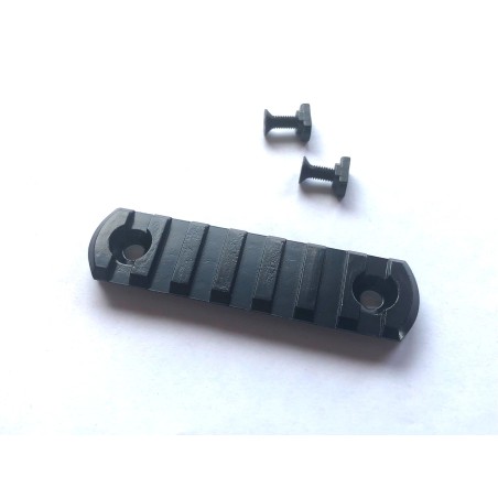 Rail picatinny: M-LOK 7, aluminium à bords arrondis