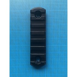 Rail picatinny: M-LOK 7, aluminium à bords arrondis