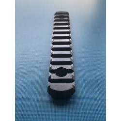 Rail picatinny: M-LOK 13, aluminium à bords arrondis