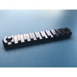 Rail picatinny: M-LOK 11, aluminium à bords arrondis
