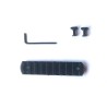 Rail picatinny: M-LOK 9, aluminium à bords arrondis