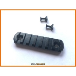 Rail picatinny: M-LOK 7, aluminium à bords arrondis