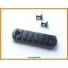 Rail picatinny: M-LOK 7, aluminium à bords arrondis