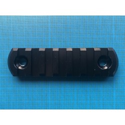 Rail picatinny: M-LOK 7, aluminium à bords arrondis