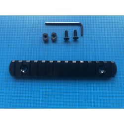 Rail picatinny: M-LOK 13, aluminium à bords arrondis