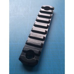 Rail picatinny: M-LOK 9, aluminium à bords arrondis