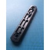 Rail picatinny: M-LOK 9, aluminium à bords arrondis