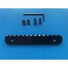 Rail picatinny: M-LOK 13, aluminium à bords arrondis
