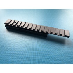 Rail picatinny: Adaptateur de rail de 11 mm à 20 mm, de type queue d'aronde, 155 mm, aluminium