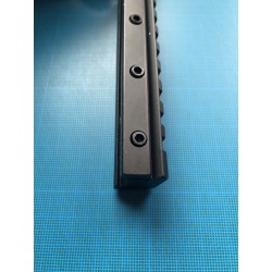 Rail picatinny: Adaptateur de rail de 11 mm à 20 mm, de type queue d'aronde, 155 mm, aluminium