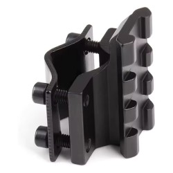 Rail picatinny: Adaptateur universel de canon pour montage tactique, rail 20mm. Aluminium.