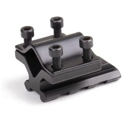 Rail picatinny: Adaptateur universel de canon pour montage tactique, rail 20mm. Aluminium.