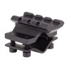 Rail picatinny: Adaptateur universel de canon pour montage tactique, rail 20mm. Aluminium.
