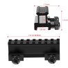 Rail picatinny: Réhausse picatinny haute, 8 slots, aluminium