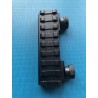 Rail picatinny: Réhausse picatinny, basse, 8 slots, aluminium