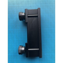 Rail picatinny: Réhausse picatinny, basse, 8 slots, aluminium