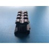 Rail picatinny: Réhausse picatinny 3 slots, aluminium