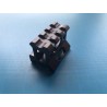 Rail picatinny: Réhausse picatinny 3 slots, aluminium