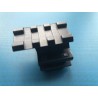 Rail picatinny: Adaptateur universel de canon pour montage tactique, rail 20mm. Aluminium.