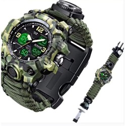 Montre tactique: couleur brun camouflage