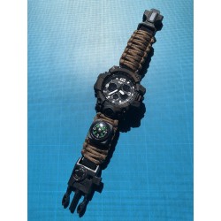 Montre tactique: couleur brun camouflage
