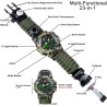 Montre tactique: couleur noire