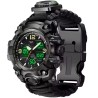 Montre tactique: couleur noire