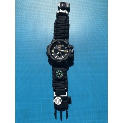 Montre tactique: couleur noire